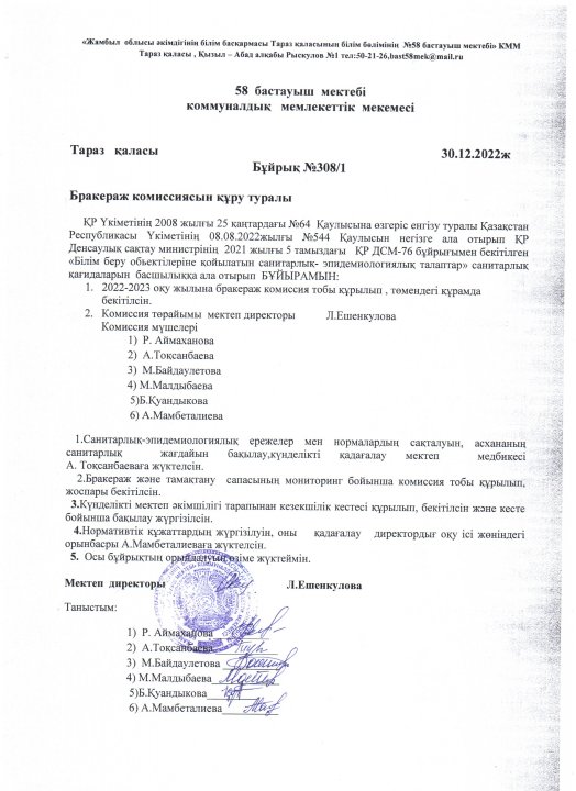 Ыстық тамақ бұйрықтары